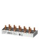 5ST3673-6 SIEMENS Compact pin busbar, 10mm2 connection 3p/N 6x compact device 1 MW touch protected 6 MW fixe..