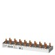 5ST3673-7 SIEMENS Compact pin busbar, 10mm2 connection 3p/N 9x compact device 1 MW touch protected 9 MW fixe..