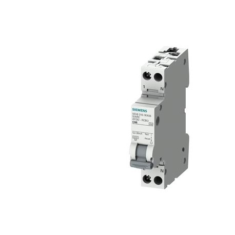 5SV6316-7KK32 SIEMENS AFDD-RCBOele 230V, 6kA, 1P+N, C, 32A Compact (1MW)