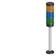 8WD4423-5AK05-0AE0 SIEMENS Complete unit signaling column, top: continuous light, yellow, center: continuous..