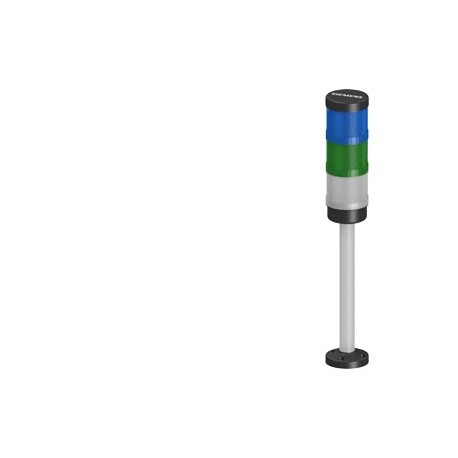 8WD4423-5AK05-0AF0 SIEMENS Complete unit signaling column, top: continuous light, blue, center: continuous l..