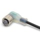 XS2F-M12PVC4A5MPLED 378104 XS2F0731G OMRON M12 PVC con cable Acodado 4 hilos 5m uL LED PNP