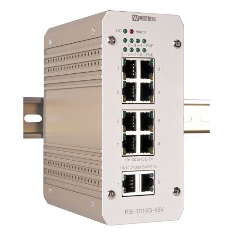 WES PSI-1010G-24V 353032 WESPSI1010G24V OMRON Switch, 2 x 10/100/1000BaseTX, 8 x 10/100BaseTX, PoE, 24 v Dc