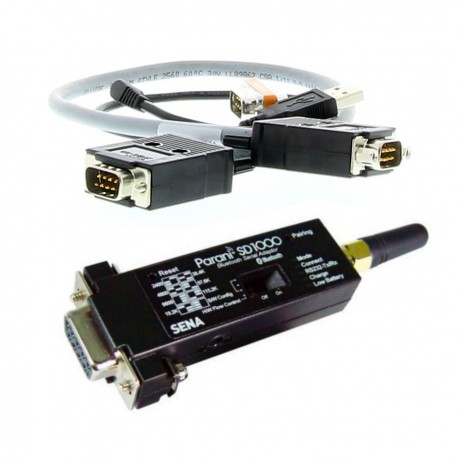 SD1000-BT KIT 354926 AA034550M OMRON Adaptador Bluetooth com cabo de 50 cm para conexão com PLC Omron