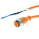 Y92E-S12PVC4S20M-L 301877 OMRON With straight cable 4-wire 20m M12 F & B IP69K