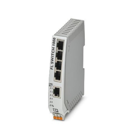 FL SWITCH 1005N 1085039 PHOENIX CONTACT Schmaler Ethernet-Switch, fünf RJ45-Ports mit 10/100 Mbit/s an allen..