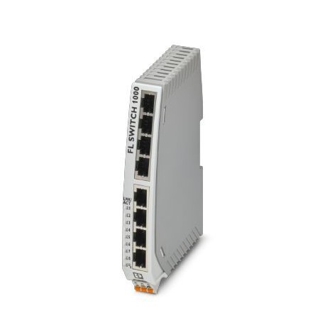 FL SWITCH 1008N 1085256 PHOENIX CONTACT Narrow Ethernet switch, eight RJ45 ports with 10/100 Mbps on all por..
