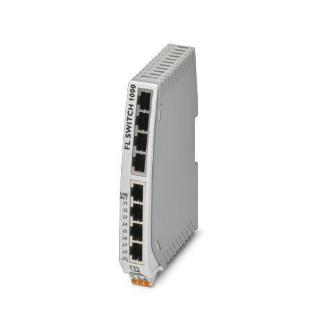 FL SWITCH 1008N 1085256 PHOENIX CONTACT Switch Ethernet stretto, otto porte RJ45 con 10/100 Mbit/s su tutte ..