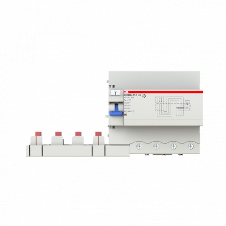 2CSB804401R1000 ABB DDA804A100/0,03APR 4p 100A A APR 30mA