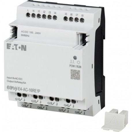 EASY-E4-AC-16RE1P 197515 Y7-197515 EATON ELECTRIC Controlador Nano Easy E4 Expansão E/O 110/230 V AC 8 ED 8 ..