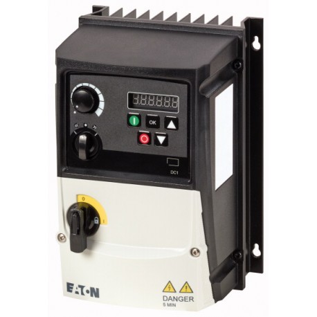 DC1-S17D0NN-A6SOE1 199384 EATON ELECTRIC Variable frequency drive, 115 V AC, single-phase, 7 A, 0.37 kW, IP6..