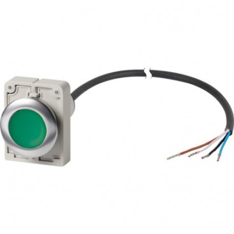 C30C-FD-G-K10-P62 186050 Y7-186050 EATON ELECTRIC Botão Compacto Flush 30 mm Cabo NC Preto de Retorno 1m