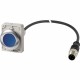 C30C-FDL-B-K10-24-P5 186006 Y7-186006 EATON ELECTRIC Botão Compacto Iluminado Flush 30 mm Vermelho Retorno N..