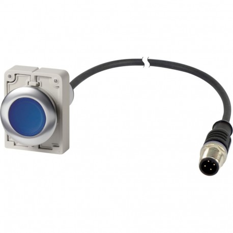 C30C-FDRL-B-K10-24-P5 186010 Y7-186010 EATON ELECTRIC Botão Compacto Iluminado Flush 30 mm Interlock Red NC ..