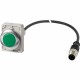C30C-FL-G-24-P5 186012 Y7-186012 EATON ELECTRIC Luz indicadora compacta 30 mm Amarelo 24 VCA/DC Conector M12..