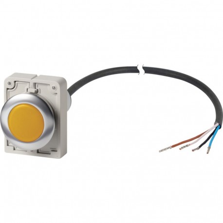 C30C-FL-Y-24-P65 186071 Y7-186071 EATON ELECTRIC Luz indicadora compacta 30 mm azul 24 VCA / cabo DC 3,5 m