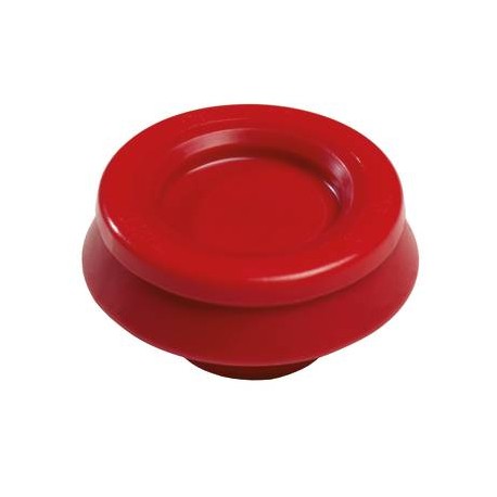 CLIXX 25/R 10101937 WISKA Membrana anti-trazione a parete, RAL 3000 rossa, varia da 9,0 mm a 17,0 mm, DN25