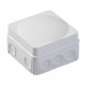 COMBI 108/empty 10060522 WISKA Conex box. With membrane, light grey RAL 7035, IP66 pressure cap 76x76x51, ra..