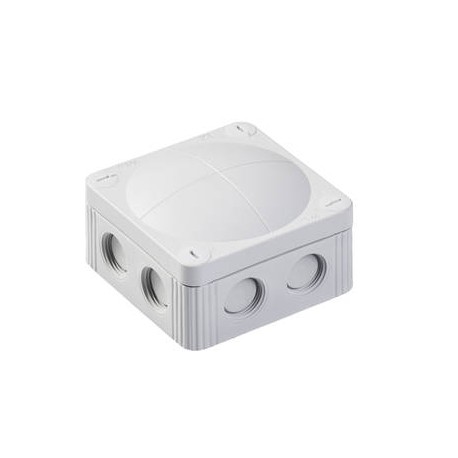 COMBI 308/empty 10060400 WISKA Boîte Conex. + membrane ou entrée avec fil M20, gris clair RAL 7035, IP66 85x..