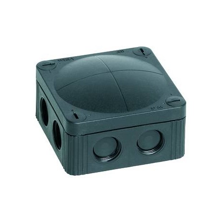 COMBI 308/empty/S 10060581 WISKA Caixa conex. + membrana ou entrada com rosca M20, preto RAL 9005, IP66 85x8..