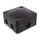 COMBI 407/empty/S 10105601 WISKA Caixa conex. + membrana ou entrada com rosca M20/M25, preto RAL 9005, IP66 ..