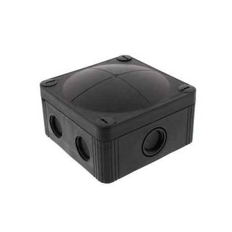 COMBI 407/empty/S 10105601 WISKA Caixa conex. + membrana ou entrada com rosca M20/M25, preto RAL 9005, IP66 ..