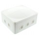 COMBI 1210/5/W 10101464 WISKA Conex box. + membrane or inlet with thread M20, M25, + strip 5P, white RAL 900..