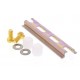 DIN RAIL KIT 308/108 10060362 WISKA Kit di montaggio, guida DIN per doghe