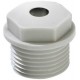 EMN-O 50 50062298 WISKA Polietilene grigio chiaro attraverso spina esagonale, ip54 filo lungo M50
