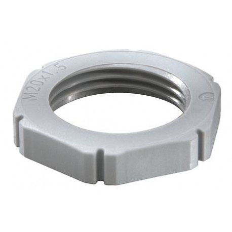EMUG 25/G 10062715 WISKA PA Mutter, dunkelgrau RAL 7001, Gewinde M25