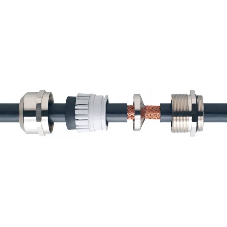 ESSKV 12 EMV-S 10106111 WISKA Ghiandole inossidabili. AISI 303, IP68 per EMC (anello interfogliato), gamma d..