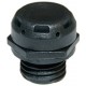 EVPS 12/B 10102370 WISKA Tappo compensatore nero VentPLUG RAL 9005, IP69K, filetto M12