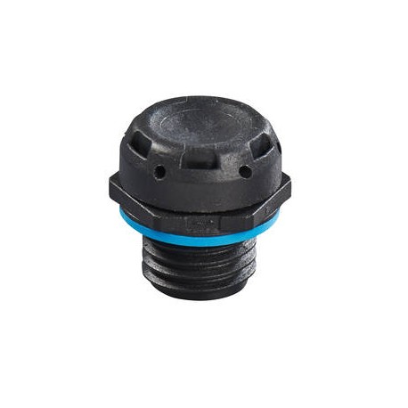EVPS 12/B HF 10103264 WISKA Tappo compensatore VentPLUG High Flow RAL 9005, filetto IP69K, M12