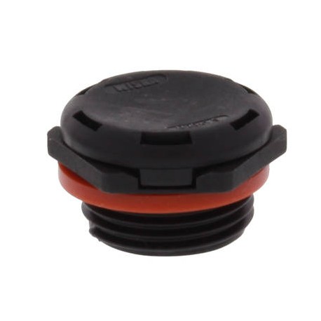 EVPS 20/B HF 10106619 WISKA VentPLUG High Flow Nero RAL 9005, TAPPO compensatore IP69K, filetto M20