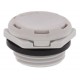 EVPS 20/GL 10106591 WISKA VentPLUG black compensating cap RAL 7035, IP69K, M20 thread
