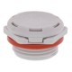 EVPS 20/GL HF 10106615 WISKA VentPLUG High Flow black compensating stopper RAL 7035, IP69K, M20 thread