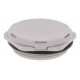 EVPS 40/GL 10106593 WISKA Tampa compensação preta VentPLUG RAL 7035, IP69K, fio M40