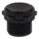 EVPS-L 20/B 10106596 WISKA Tappo compensatore nero VentPLUG RAL 9005, IP69K, filetto lungo M20