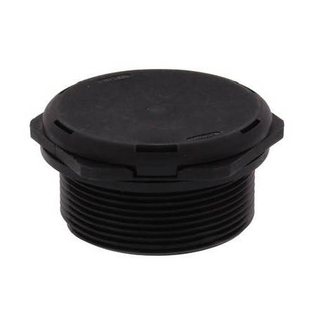 EVPS-L 40/B 10106598 WISKA VentPLUG black compensating cap RAL 9005, IP69K, long thread M40
