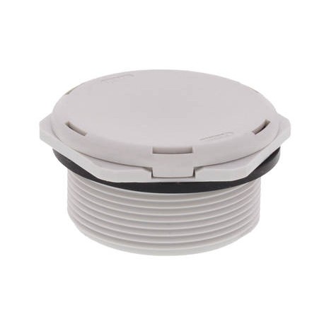 EVPS-L 40/GL 10106594 WISKA Tappo compensatore nero VentPLUG RAL 7035, IP69K, filetto lungo M40
