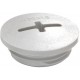 EVSF 40 10064671 WISKA Tappo cieco "V0", grigio chiaro RAL 7035, filetto PA IP56 M40