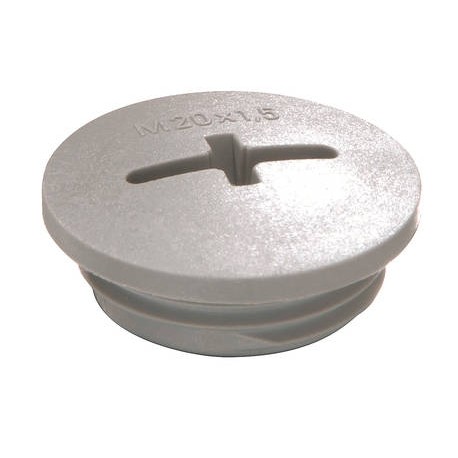EVSG 12/G 10062514 WISKA Cappuccio rotondo grigio scuro RAL 7001, filetto PA IP56 M12