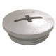 EVSG 16/G 10062515 WISKA Cappuccio rotondo grigio scuro RAL 7001, filetto PA IP56 M16