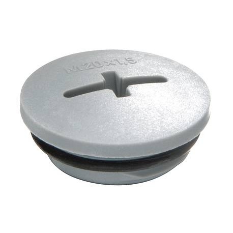 EVSG-ORD 16/G 10064651 WISKA Cappuccio rotondo grigio scuro RAL 7001, filetto PA IP68 M16