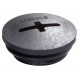 EVSG-ORD 25/B 10064645 WISKA Black round cap RAL 9005, PA IP68 thread M25