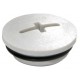 EVSG-ORD 40/GL 10064639 WISKA Cappuccio rotondo grigio chiaro RAL 7035, filetto PA IP68 M40