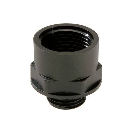 EX-APM 29/40 10064769 WISKA Sechseck-Konverter. Black PA "ATEX" IP66, Gewinde ext. Pg.29 Gewinde int. M40