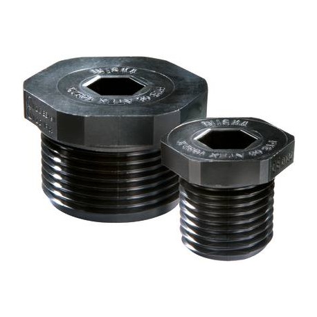 EX-EVSG 12 10065300 WISKA Tampão cego hexagonal. Black PA "ATEX" IP68, thread M12