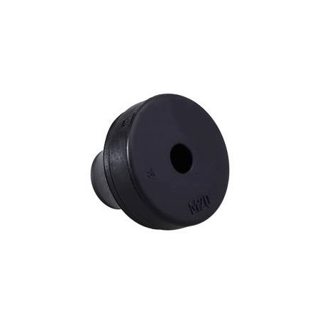 FD 32/B 50062895 WISKA Konischer Wandpass, schwarz RAL 9005, IP66/67 für DN32, Bereich von 15 bis 21mm.