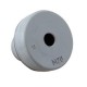 FD 32/G 50062774 WISKA Conical wall pass, dark grey RAL 7001, IP66/67 for DN32, range from 15 to 21mm.